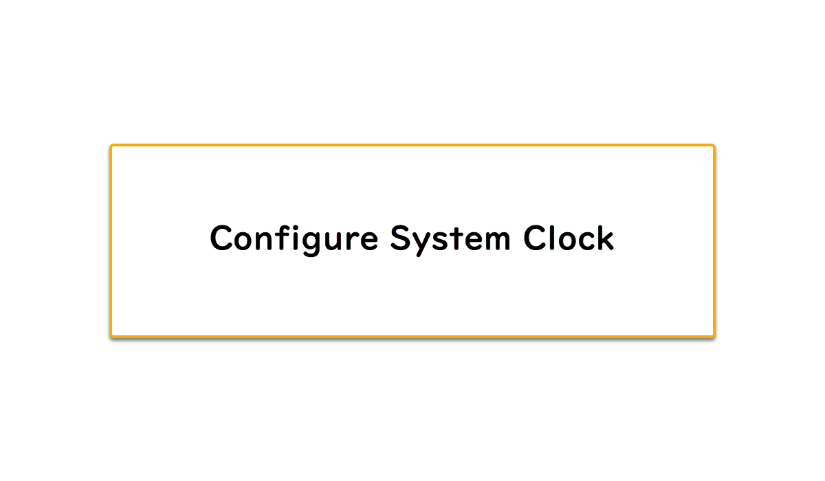 Configure System Clock Cisco Basic NStudy