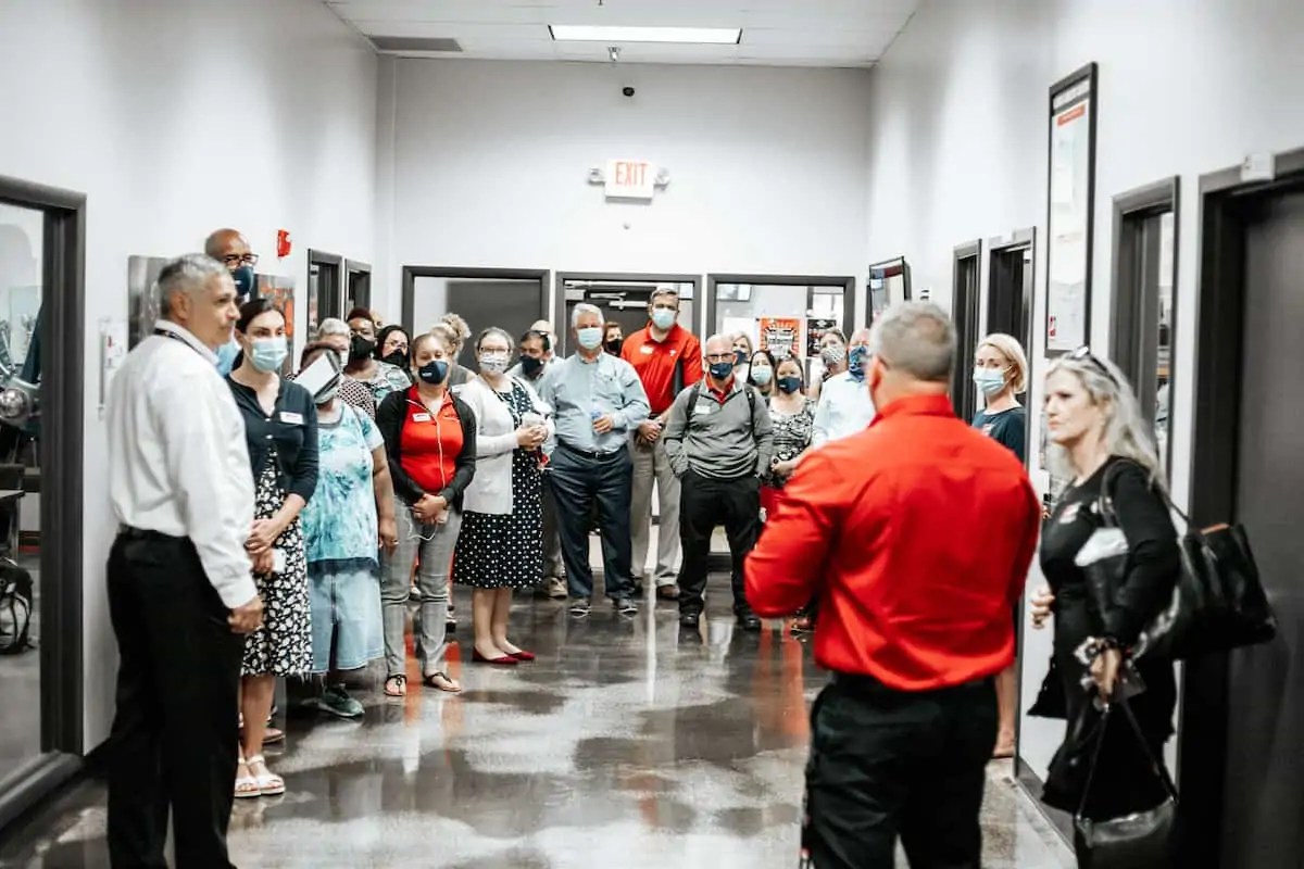 Leadership Pinellas Gathers to Learn About Aviation Maintenance Training