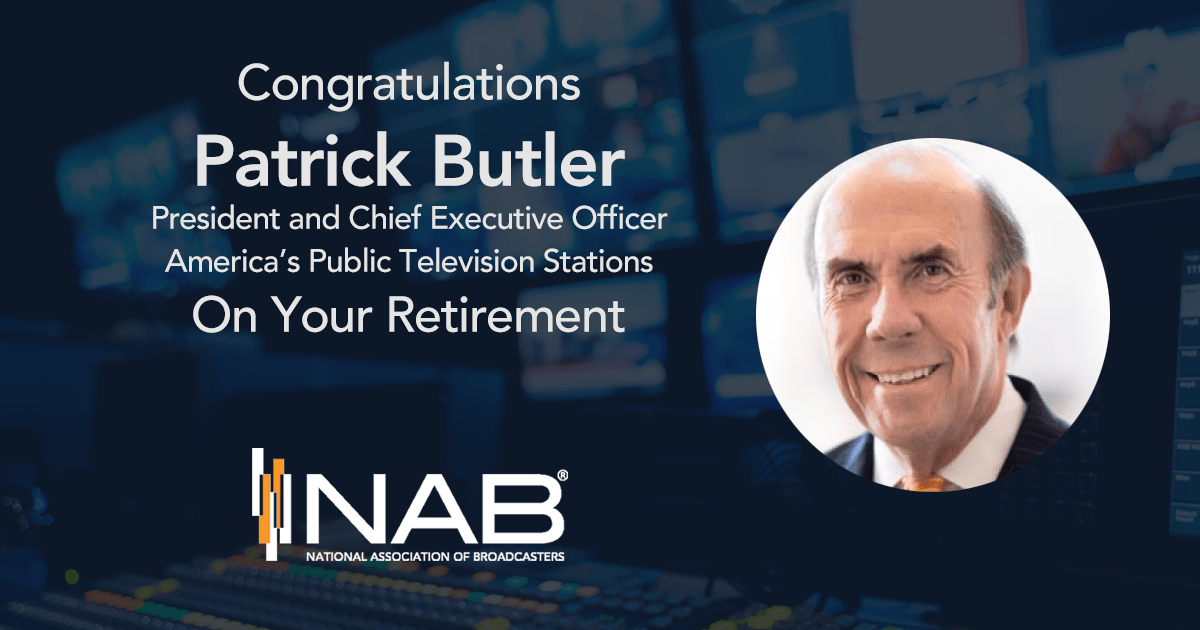 NAB Statement on Retirement of APTS President and CEO Patrick Butler