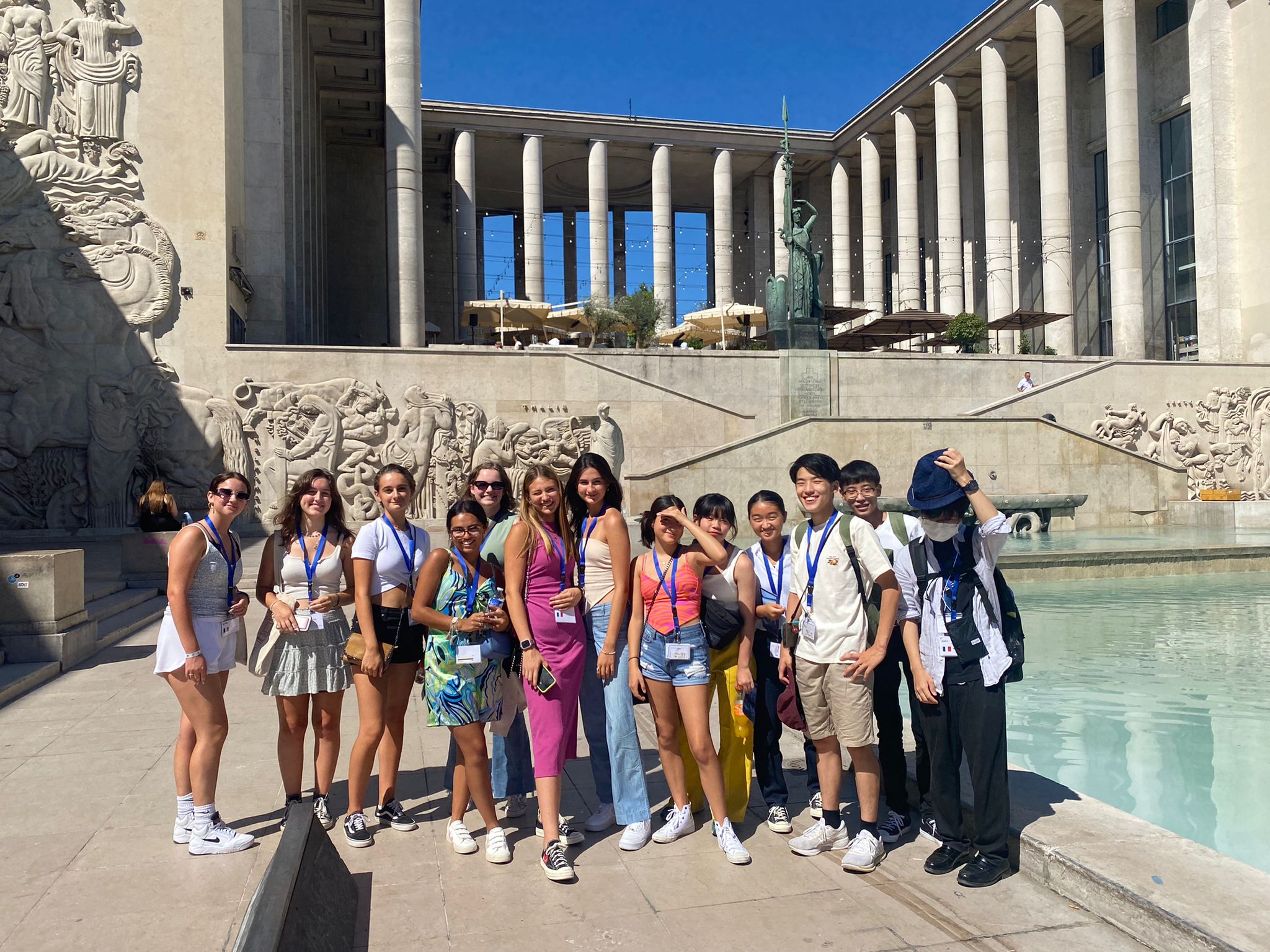 join a summer camp in France