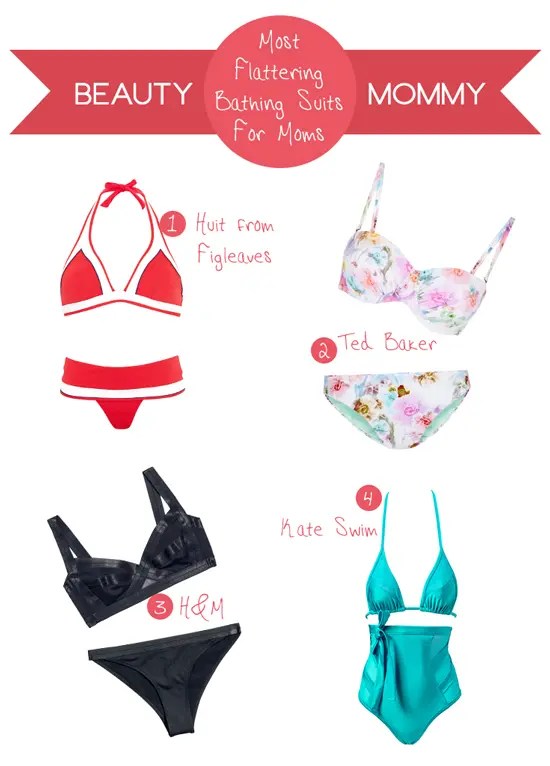 Most Flattering Bathing Suits for Moms The Bikini Edition Nada