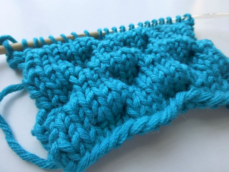 Stricken * Strickmuster "Bubbles" Stricken und Häkeln mit eliZZZa