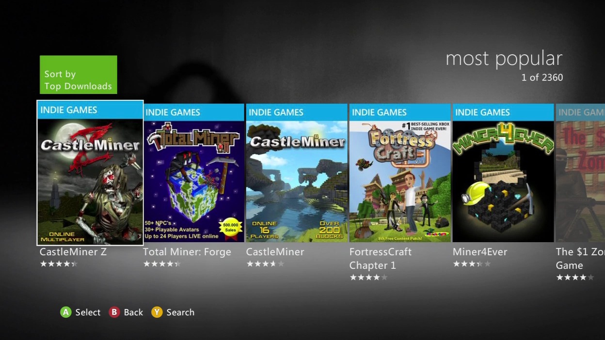 Microsoft is shutting down the Indie Marketplace for Xbox 360 NAG