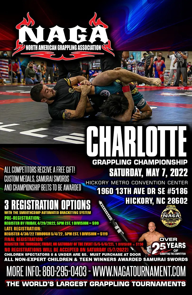 Fredonia Grappling Tournament 2023 Charlotte Grappling & Bjj Championship – North Carolina - Naga Fighter