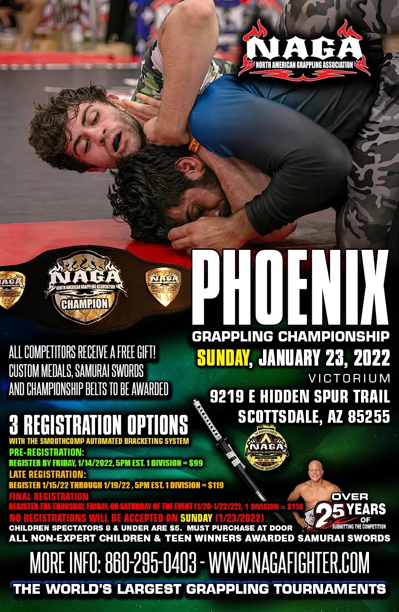 Bjj Tournament January 6Th 2023 Phoenix Grappling & Bjj Championship – Arizona - Naga Fighter