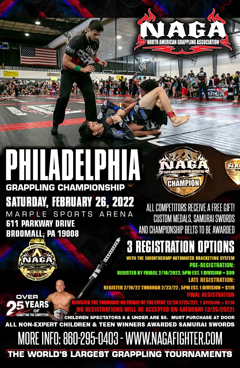 Philadelphia Grappling & BJJ Championship Pennsylvania NAGA Fighter