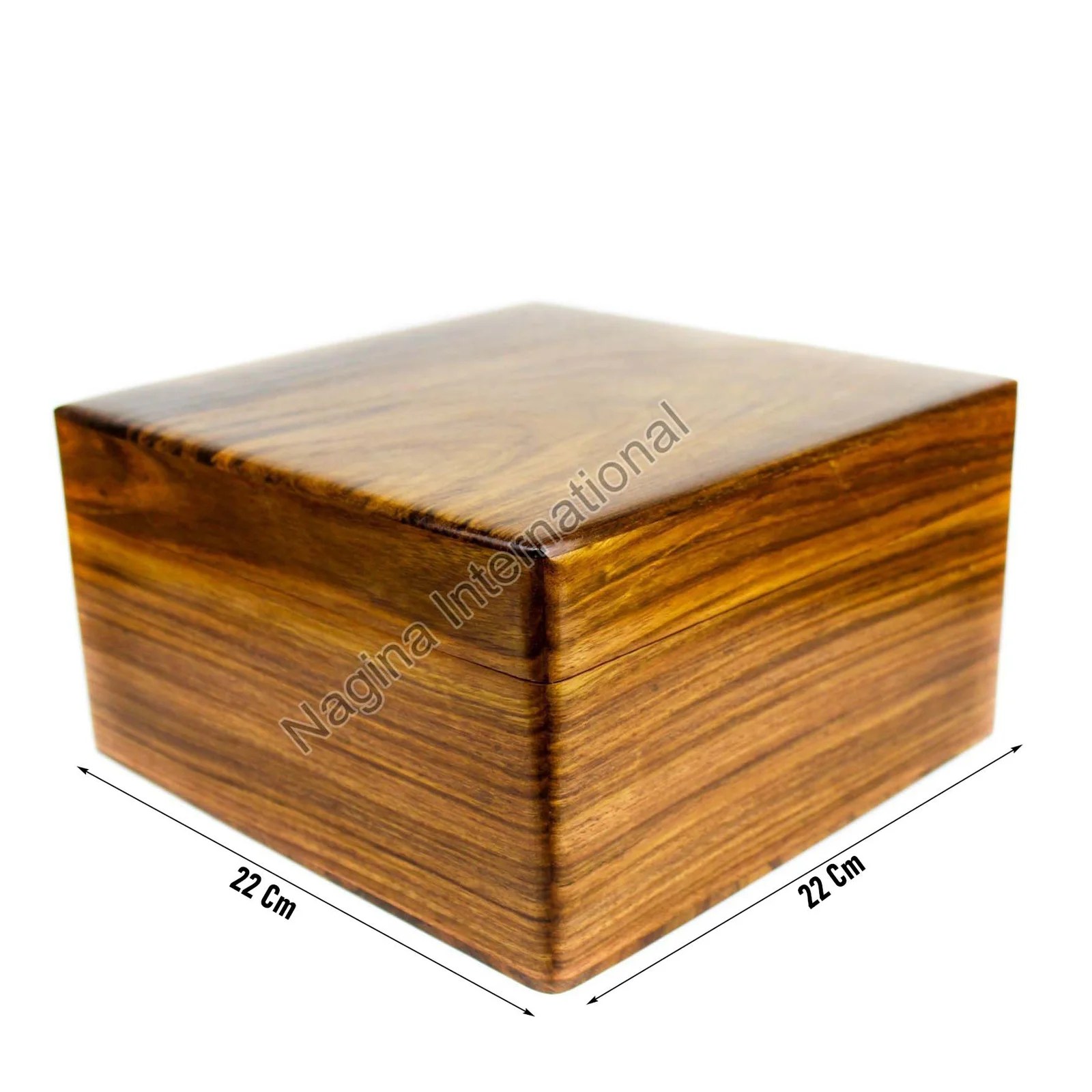 Large Rounded Corners Wooden Box Nagina International