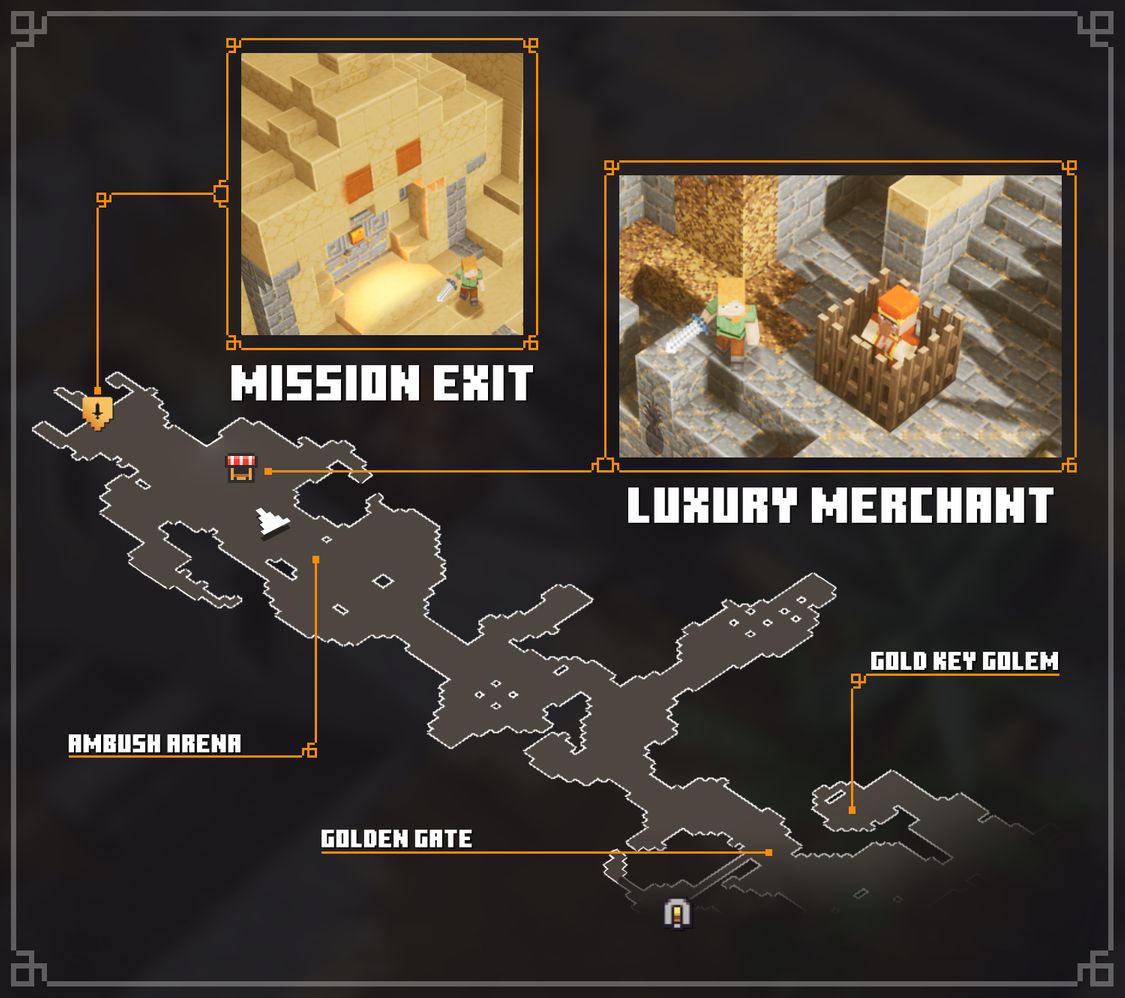 Minecraft Dungeons Captured Camp Merchant Locations