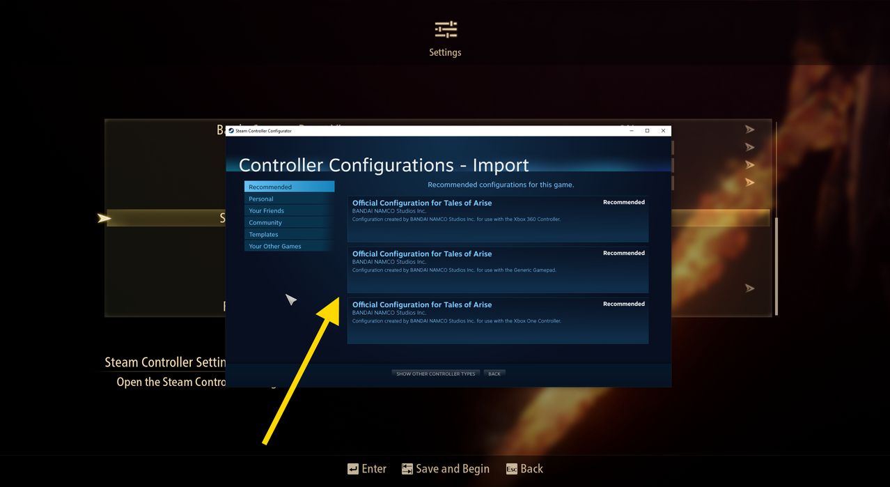 Tales of Arise Controller Not Working FIX naguide