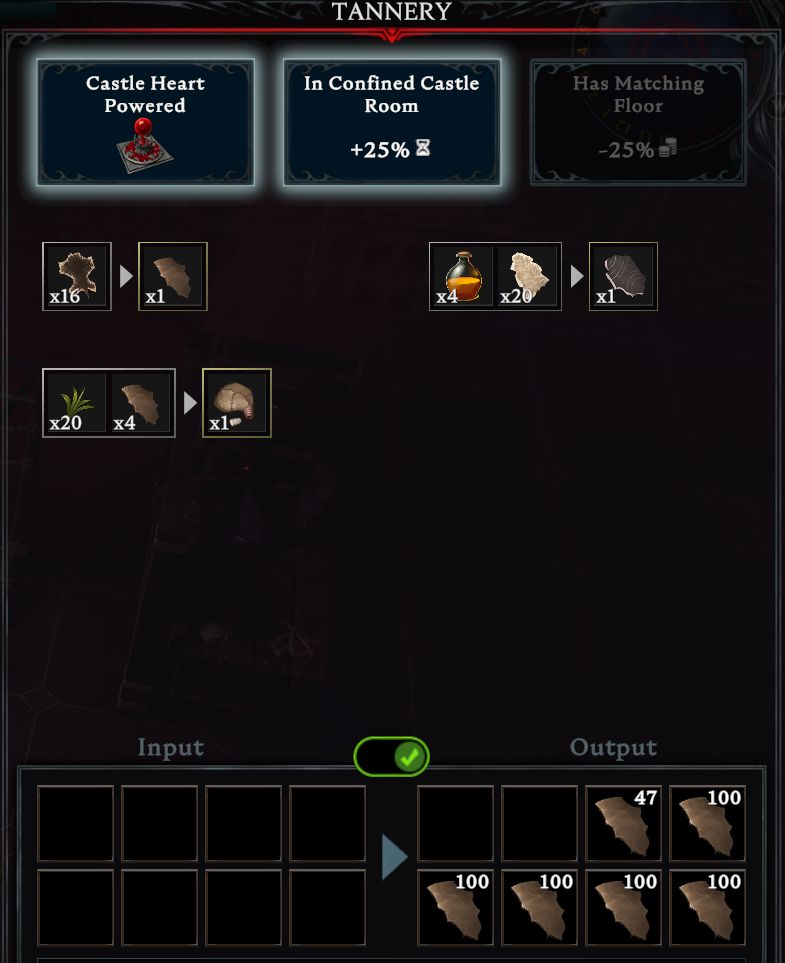 V Rising How to Make Leather