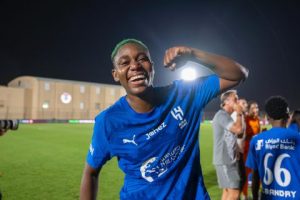 Asisat Oshoala Named Saudi Women’s Premier League Player Of The Month