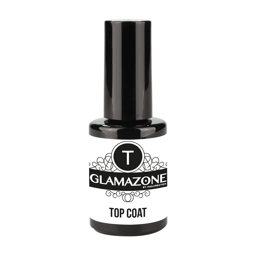 Top Coat Finish of a manicure Nail Creation