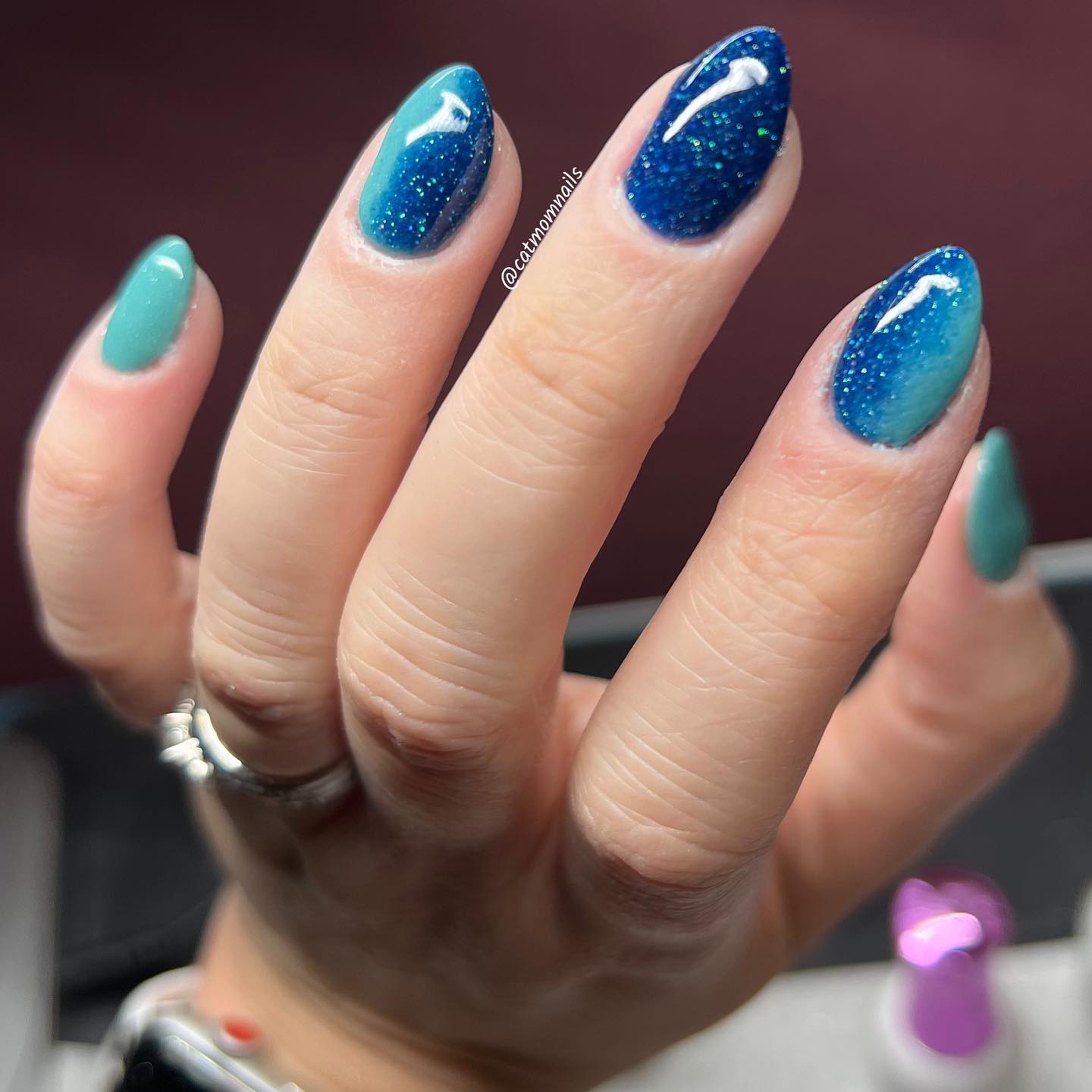 23+ Dark Teal Nails Ideas to Steal This Month Nail Designs Daily