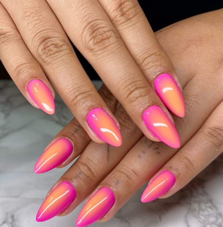 30+ Sunset Ombre Nails Ideas You Will Love [2024]