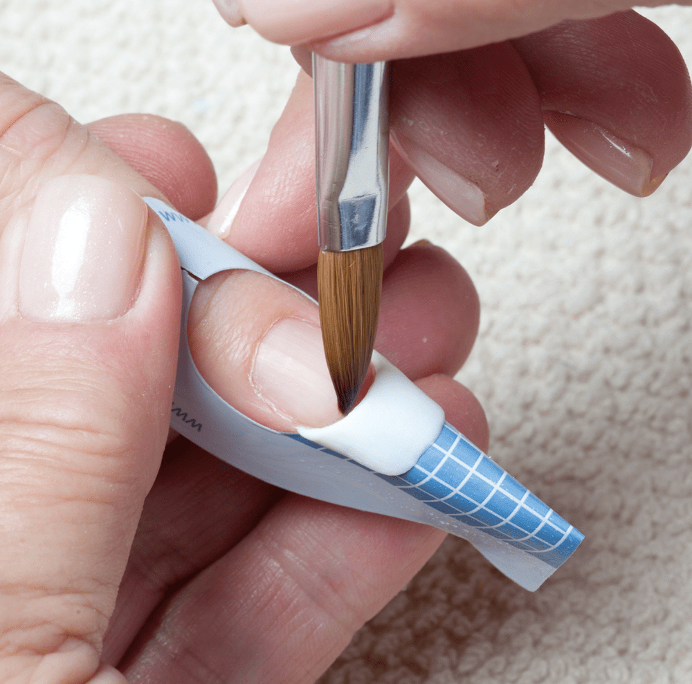 Technique How to do Basic PinkandWhite Acrylic Nails