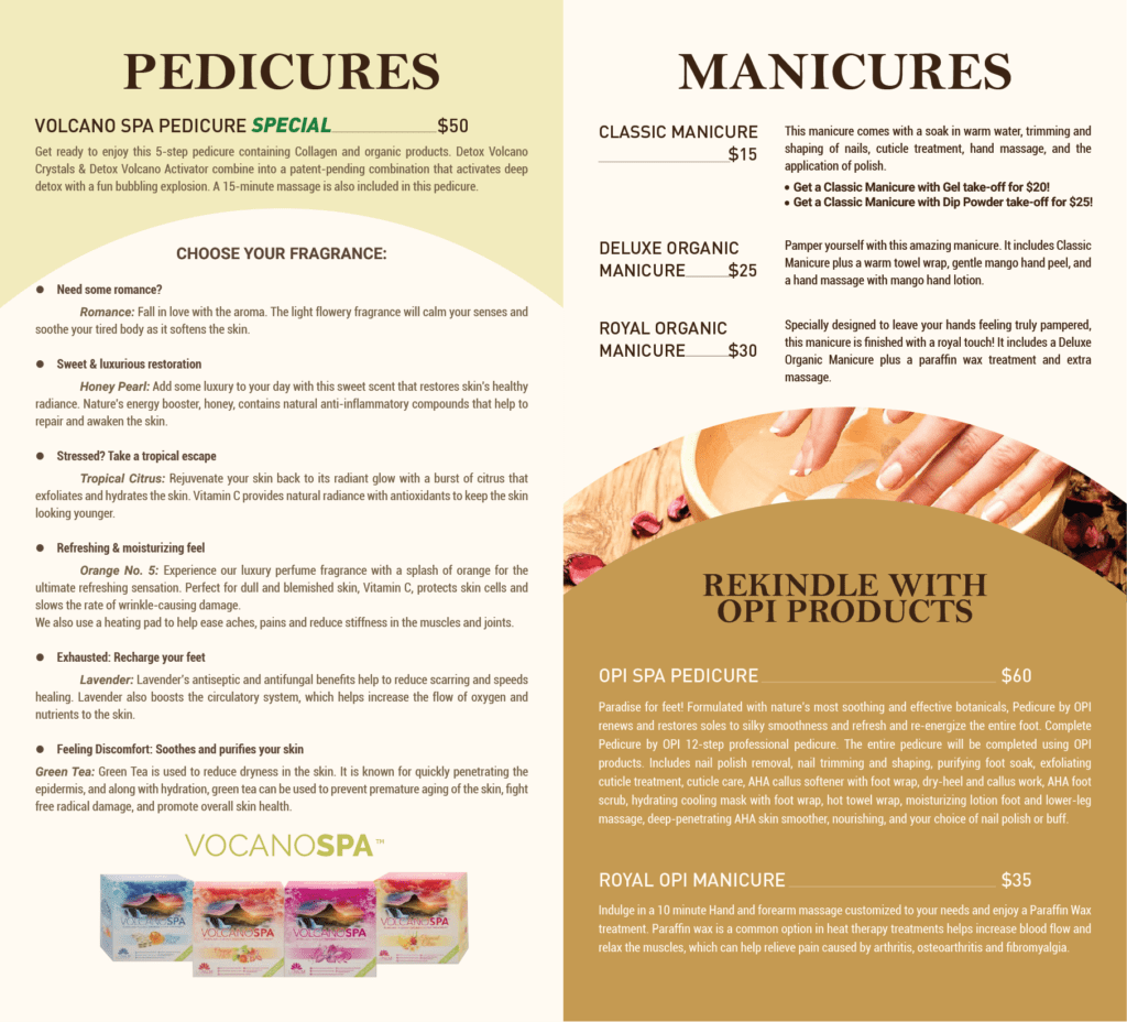 Services Nails World & Beauty Salon