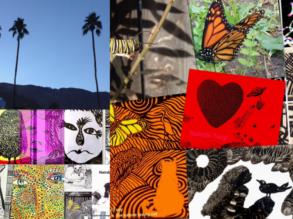 Xerox Art made by Nairobi Tony in 1981 Art by Nairobi Tony