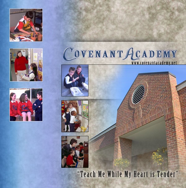 Covenant Academy Presentation Folder Graphic Web Design Macon, Social