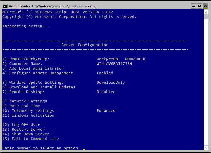 How to Install Windows Server 2016 Core