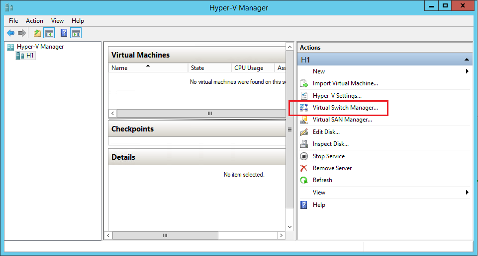 Virtual Switches in HyperV Short Guide