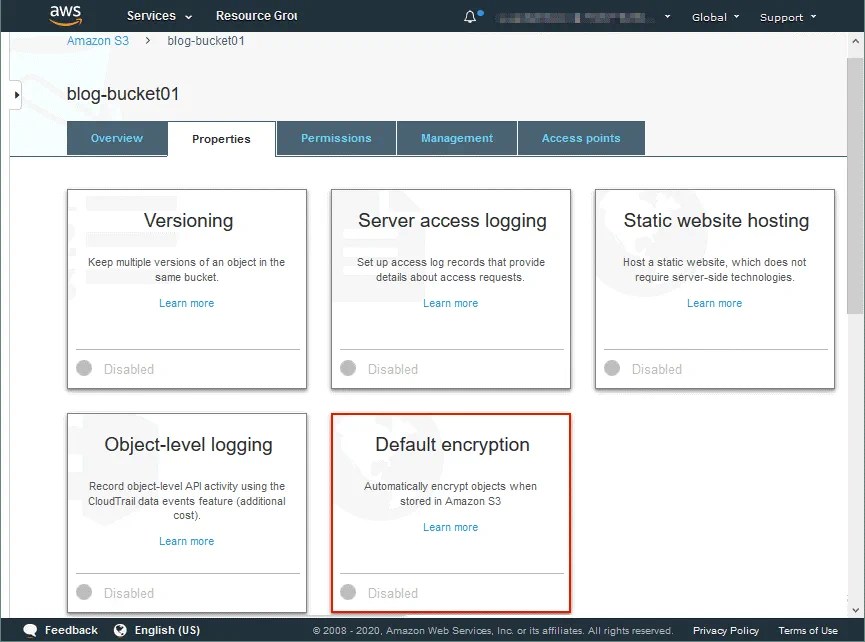 Amazon S3 Bucket Encryption Overview & Setup
