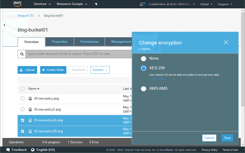Amazon S3 Bucket Encryption Overview & Setup
