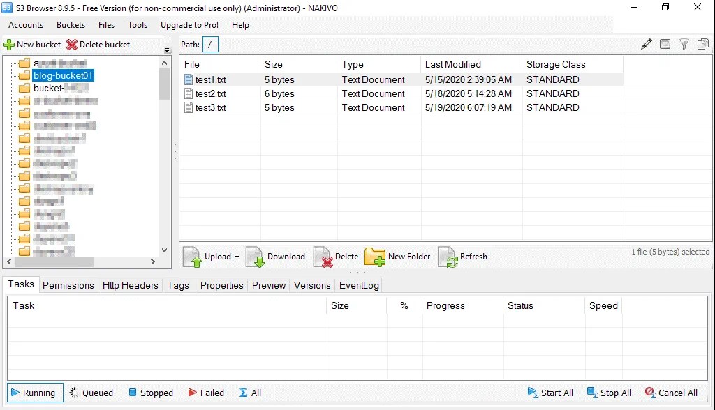 How To Use Amazon S3 Browser for Windows