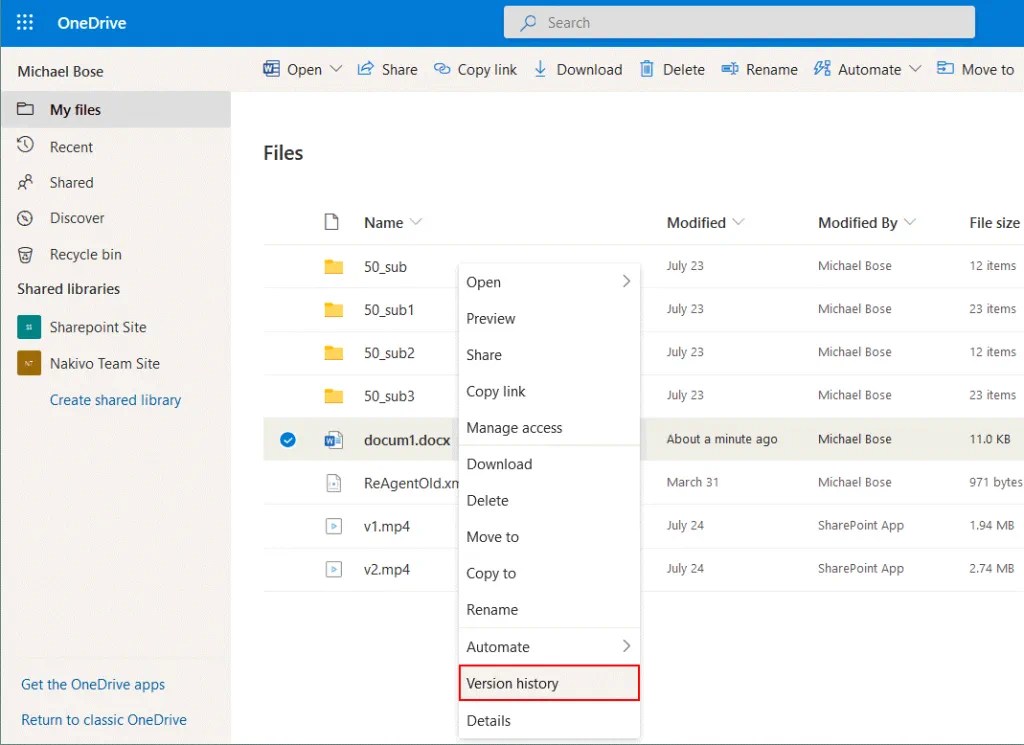 How To Restore OneDrive Files After Editing & Deleting