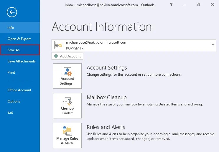 How to Download Emails from Office 365