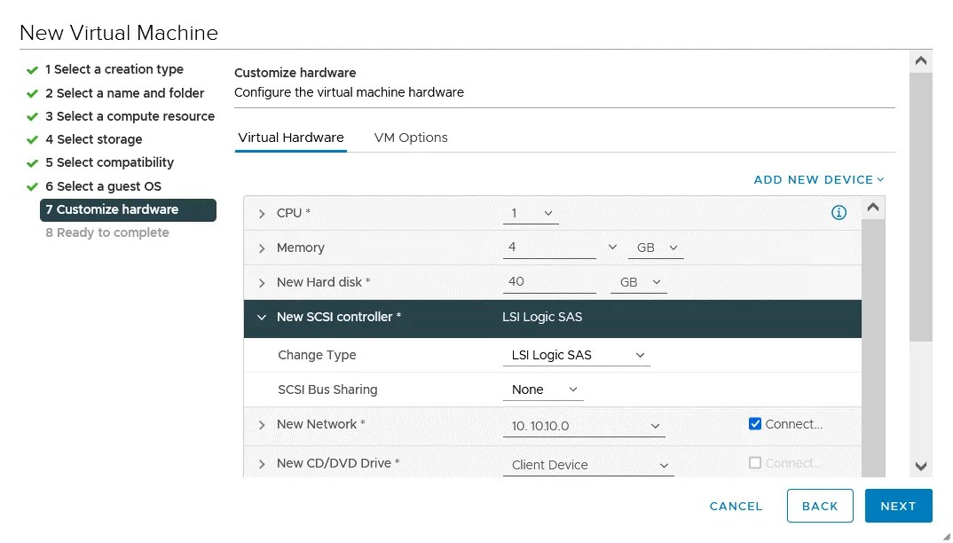 How to Configure a Storage Controller in VMware vSphere