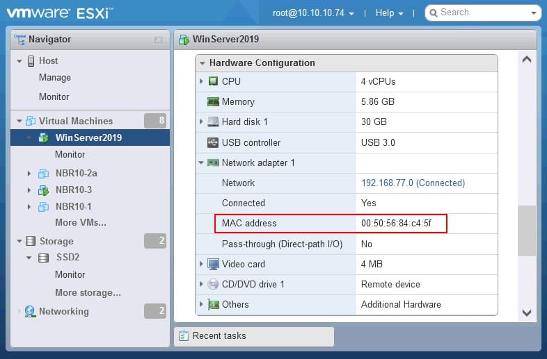 How to Identify a VMware VM Name by IP or MAC address