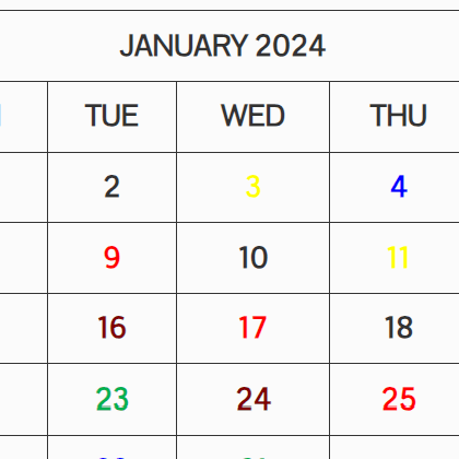 Nalc Rotating Days Off Calendar 2024 Printable Dael Mickie