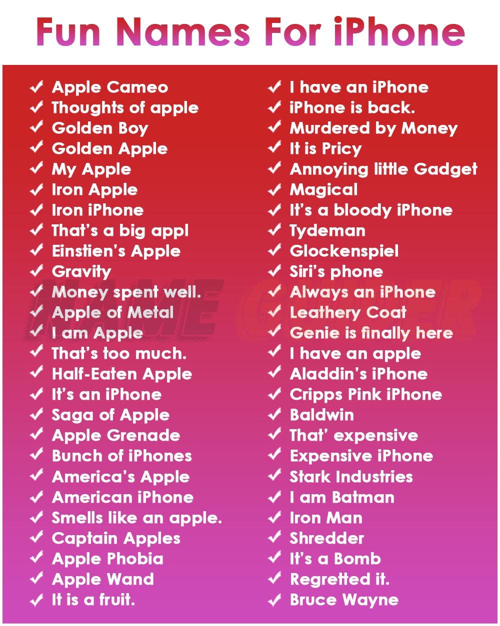 100+ Fun iPhone Names (2023) Name Guider