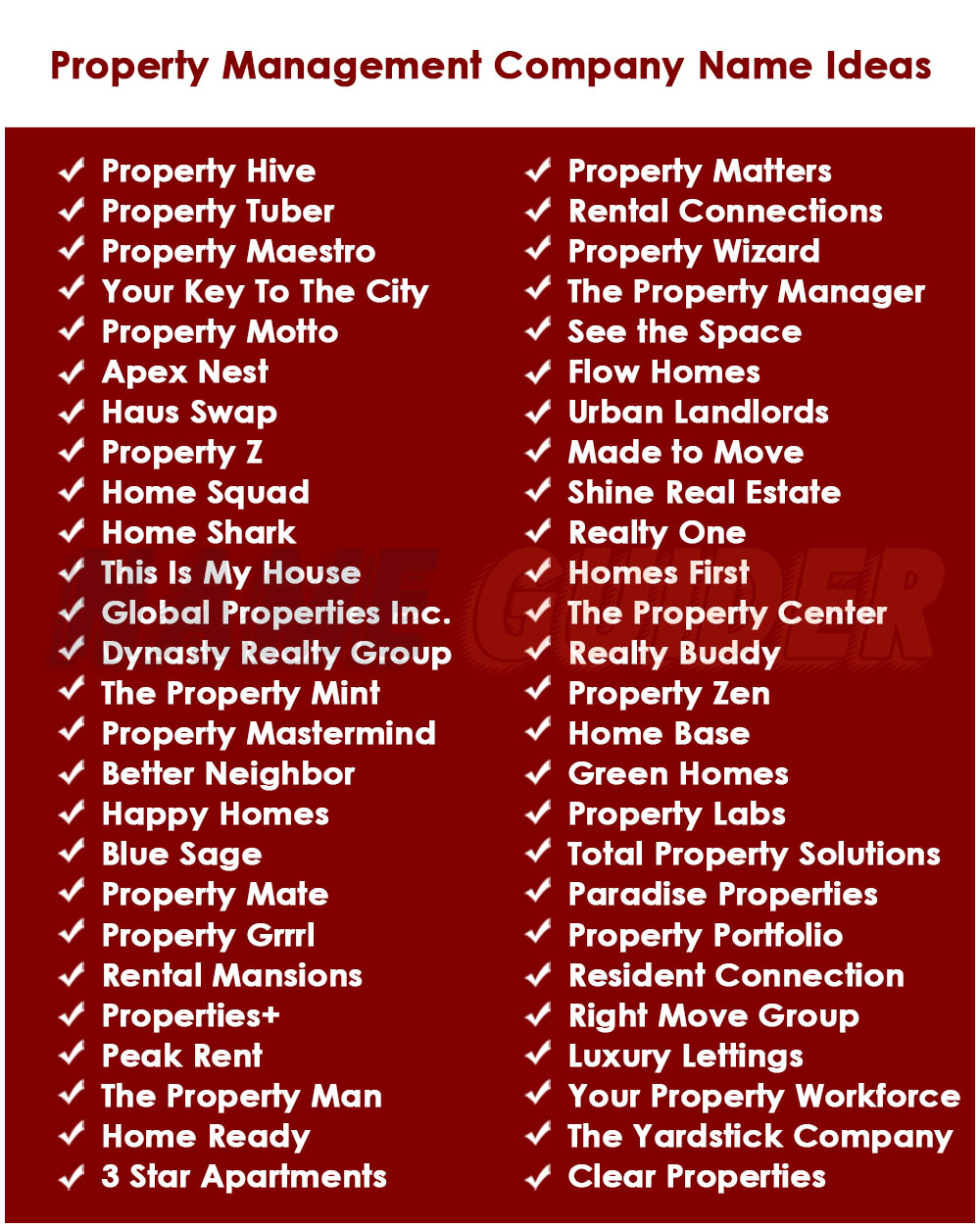 250+ Property Management Company Name Ideas (2023)