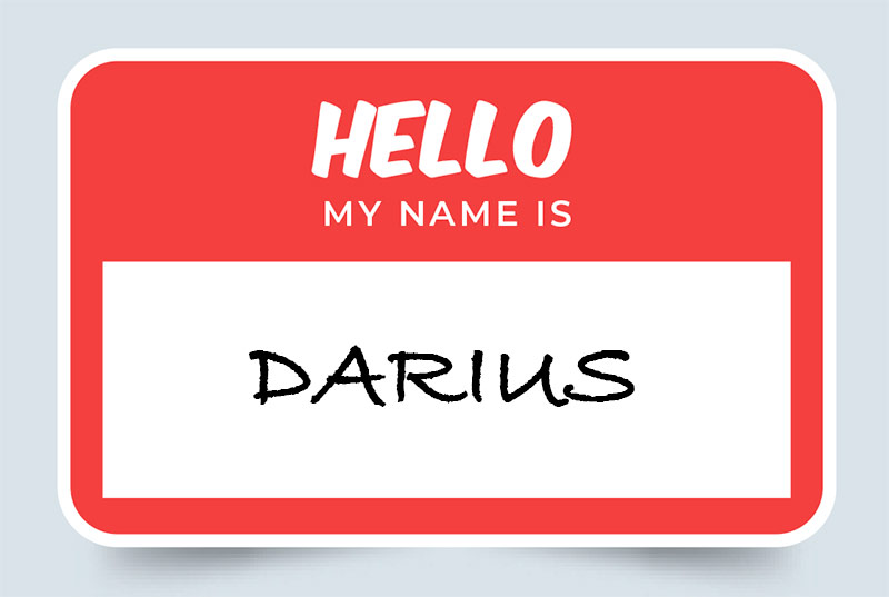 Darius Name Meaning Origin and Significance