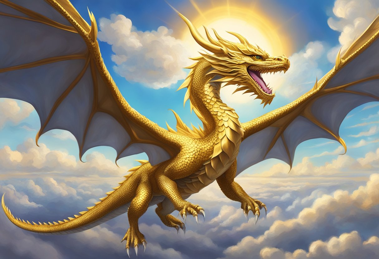 299+ Gold & Yellow Dragon Names (Cool, Badass, Male, Female, and More!)