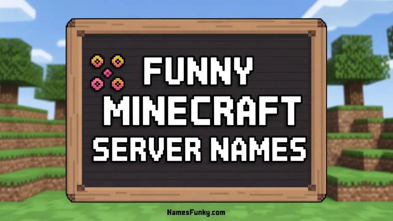 200+ Funny Minecraft Server Names Namesfunky(07)