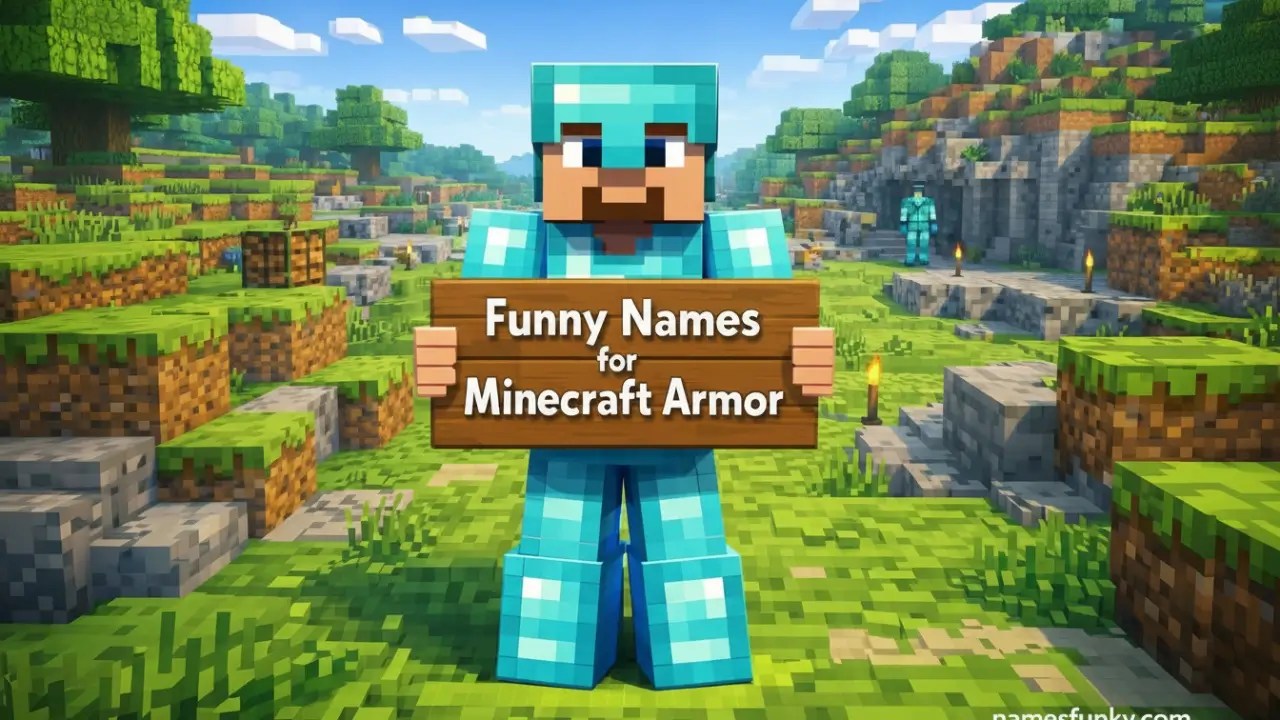200+ Funny Names for Minecraft Armor