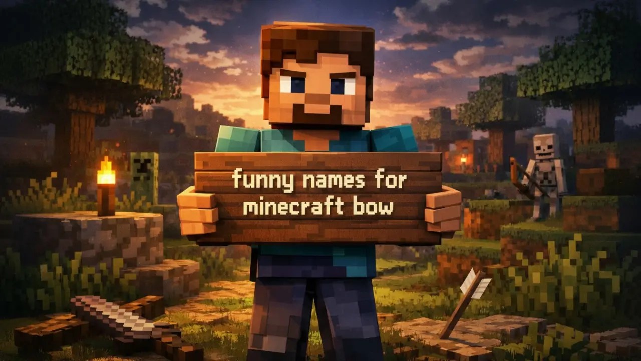 200+ Funny Names for Minecraft Bow(04)