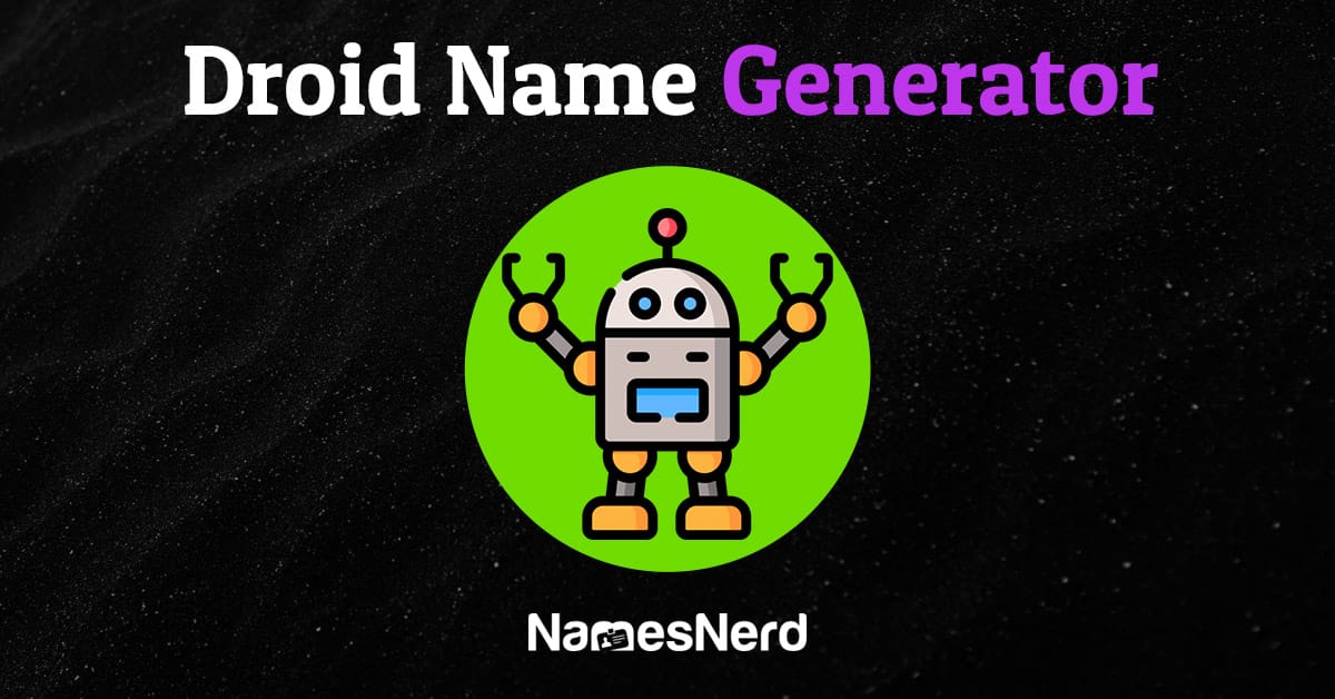 Robot Name Generator
