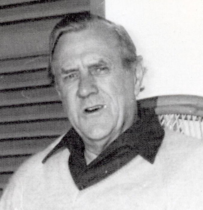 Patrick White im Namibiana Buchdepot