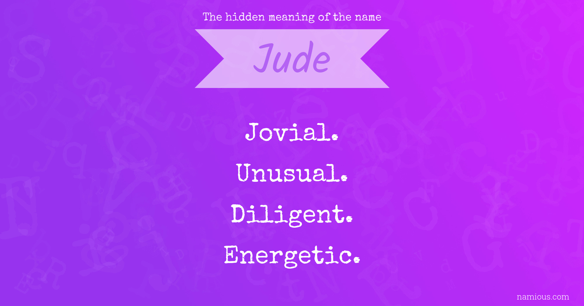 Female Names With Jude Jude Behind Your Names Meaning Of Names Baby
