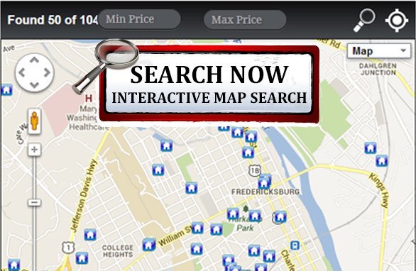 MLS Map Search Find homes for sale in the Fredericksburg Area
