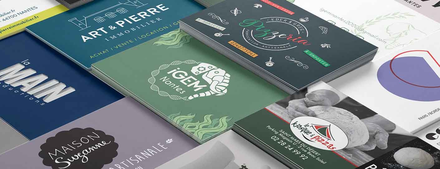 Cartes de visite pour entreprises et entrepreneurs Nantes Gravure