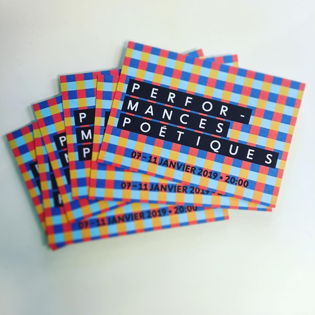 ?Du 7 au 11 janvier, Marie-Aude Guignard et Sandro Santoro inventent des performances avec POEM à @espace81 ! Détails et réservations voir lien dans bio!