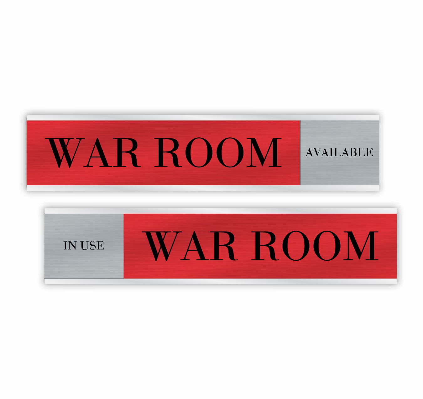 War Room Slider Signs 10"x2" NapNameplates