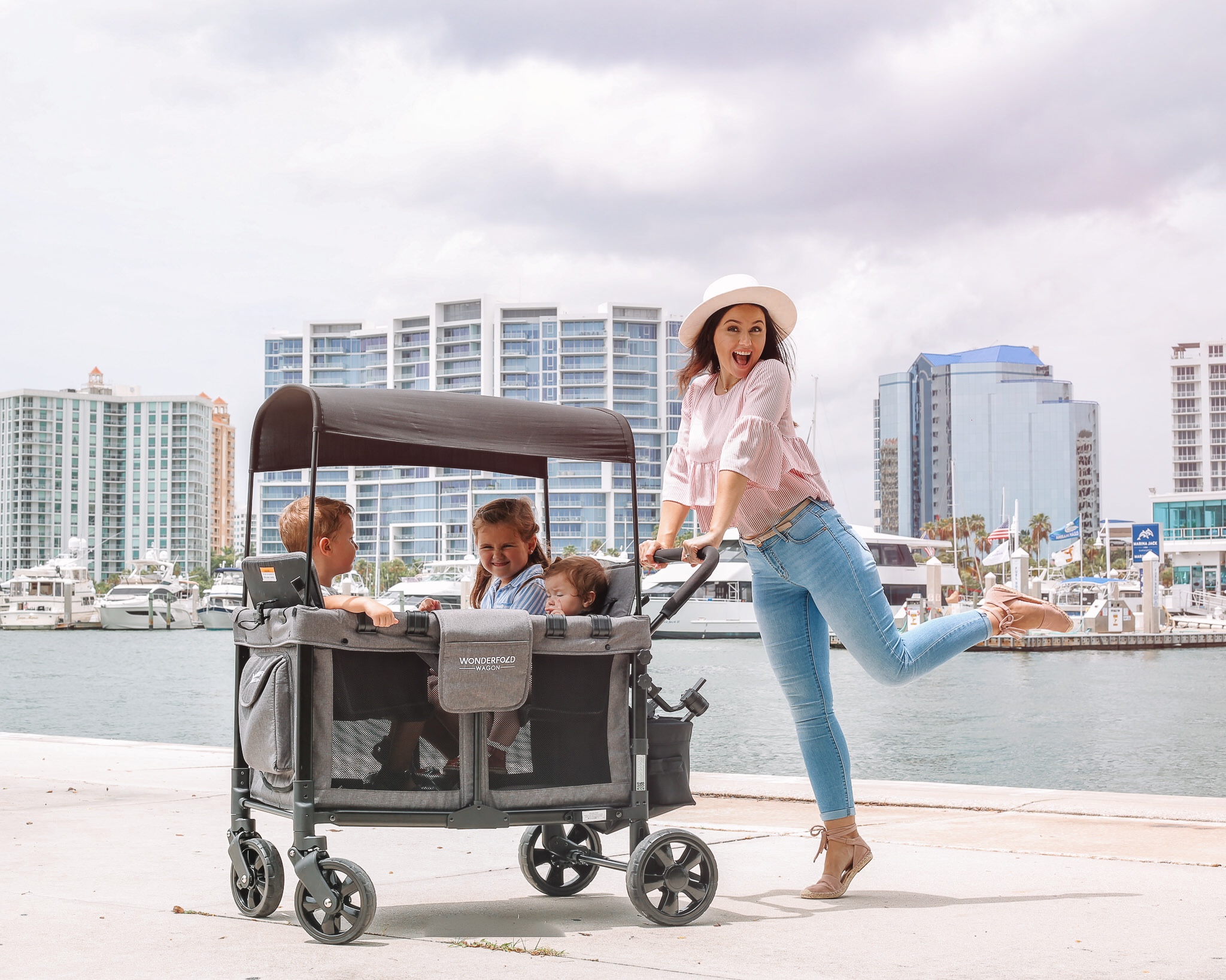 W4 Multifunctional Stroller Wagon - Best for Baby and Toddler | NAPPA