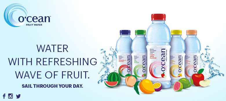 Ocean India Introducing Ocean Fruit Water.