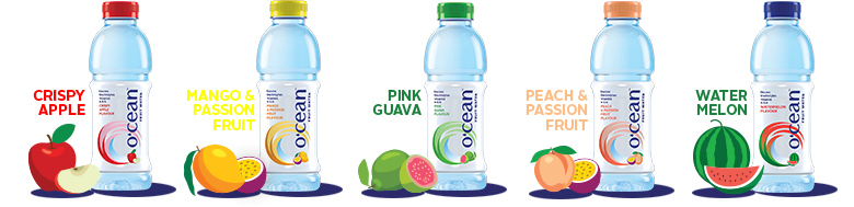 Ocean India Introducing Ocean Fruit Water.
