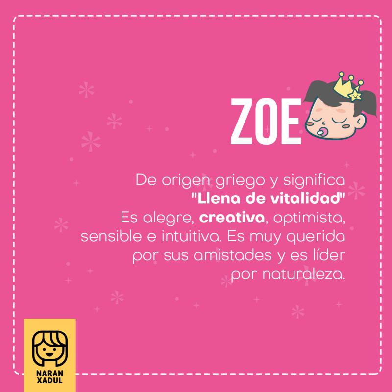 Significado del nombre Zoe
